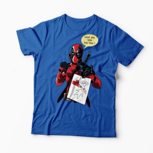 Tricou Deadpool Have You Seen Francis - Bărbați-Albastru Regal